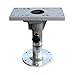Leader Accessories Aluminum Adjustable Height Locking Boat Seat Pedestal (Pedestal I with Slide)