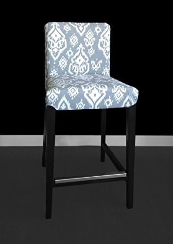 IKEA Henriksdal Bar stool Cover - Raji Ikat Grey