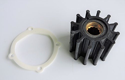 Indmar Johnson 685007 Raw Water Pump Impeller w/ Gasket for 685001/685020 Pumps 5.7L, 6.0L, 6.2L, 8.1L Engines OEM Genuine Replacememt