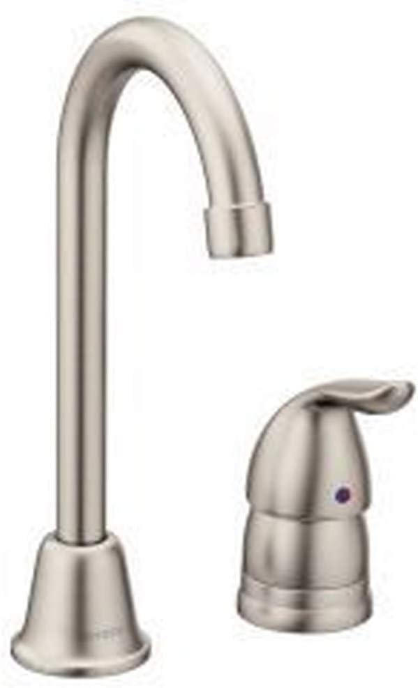 Moen 4904srs Chateau One Handle High Arc Bar Faucet Spot Resist