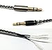 NewFantasia PTFE Silver Plated Copper Audio Upgrade Cable Compatible with Bowers & Wilkins P9, P7 Headphone 1.8m/5.9ft