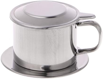 Kottca Vietnamese Coffee Filter Stainless Steel Maker Pot Infuse Cup Serving Delicious (01)