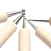 Ball Stylus Dotting Tools Set for Embossing Pattern Clay Pottery Ceramics Doll Sculpting Modeling