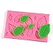 Clearance Tuscom Rose Leaves Washable Reusable Cake Mold,for Fondant Mould Cake Decor Sugar Chocolate Mold (Pink)