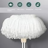 SWISSPACK Revolving Spin Mop Bucket White Pads Bundle Telescopic Handle view 5