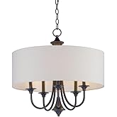 Maxim Bongo-Five Light Pendant-22 Inches Wide by 20.75 inches high-Oil Rubbed Bronze Finish -Traditional Installation