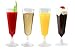 Bulk Disposable Plastic Souffle/Portion Cups with Lids Perfect for Jello Shots, Condiments, Toppings, Dressings, Sampling (126 Champagne Flutes)