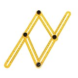Angle-izer Template Tool, Precise Angle Measurement Ruler, With Inches and Centimeters For Hanging Tile, Laying Floors, Cutting Stone, Multi-Angle Measuring Tools For Handymen, Builders, Craftsmen