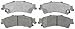 ACDelco Silver 14D792M Semi-Metallic Rear Disc Brake Pad Set with Wear Sensor