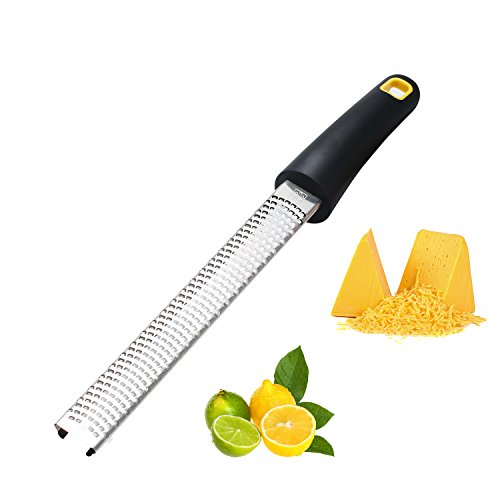 Zestkit Lemon Zester/Cheese Grater - Stainless Steel Kitchen Gadget for