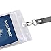 Transparent Passport ID Badge Holder Extra Large 6x4