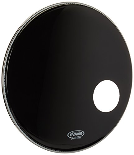 Evans EQ3 Resonant Black Bass Drum Head, 22 Inch