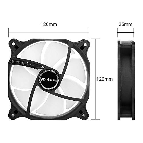 Antec PWM 120mm Case Fan, PC Fans, Computer Fans 1600±200 RPM, 4pin