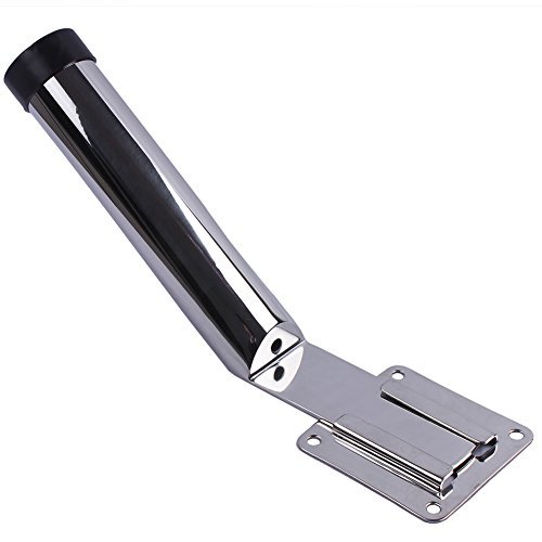 Easy Access Slide Mount Removable Fishing Rod Holder, Tube Length =8-1/2" come with PVC Liner