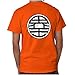 Master Roshi Turtle School Cool Shirt  Dragon Kai Ball King T-Shirt Tee,Large,Orange