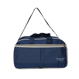 Kuber Industries Canvas 20″ Blue Soft Sided Travel Duffle