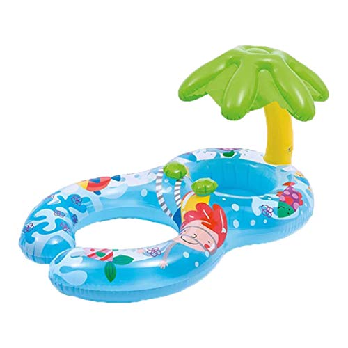 image for Lovewe_Toy Lovewe Inflatable Swimming Ring With Awning, Double Pillow 
