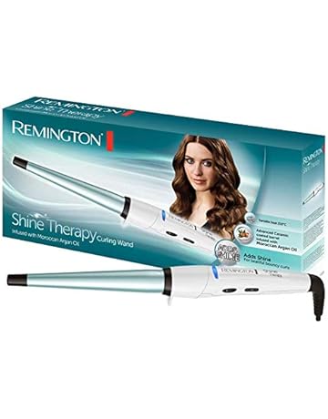 Remington Shine Therapy CI53W - Rizador de Pelo, Cerámica Avanzada con Aceite de Argán,