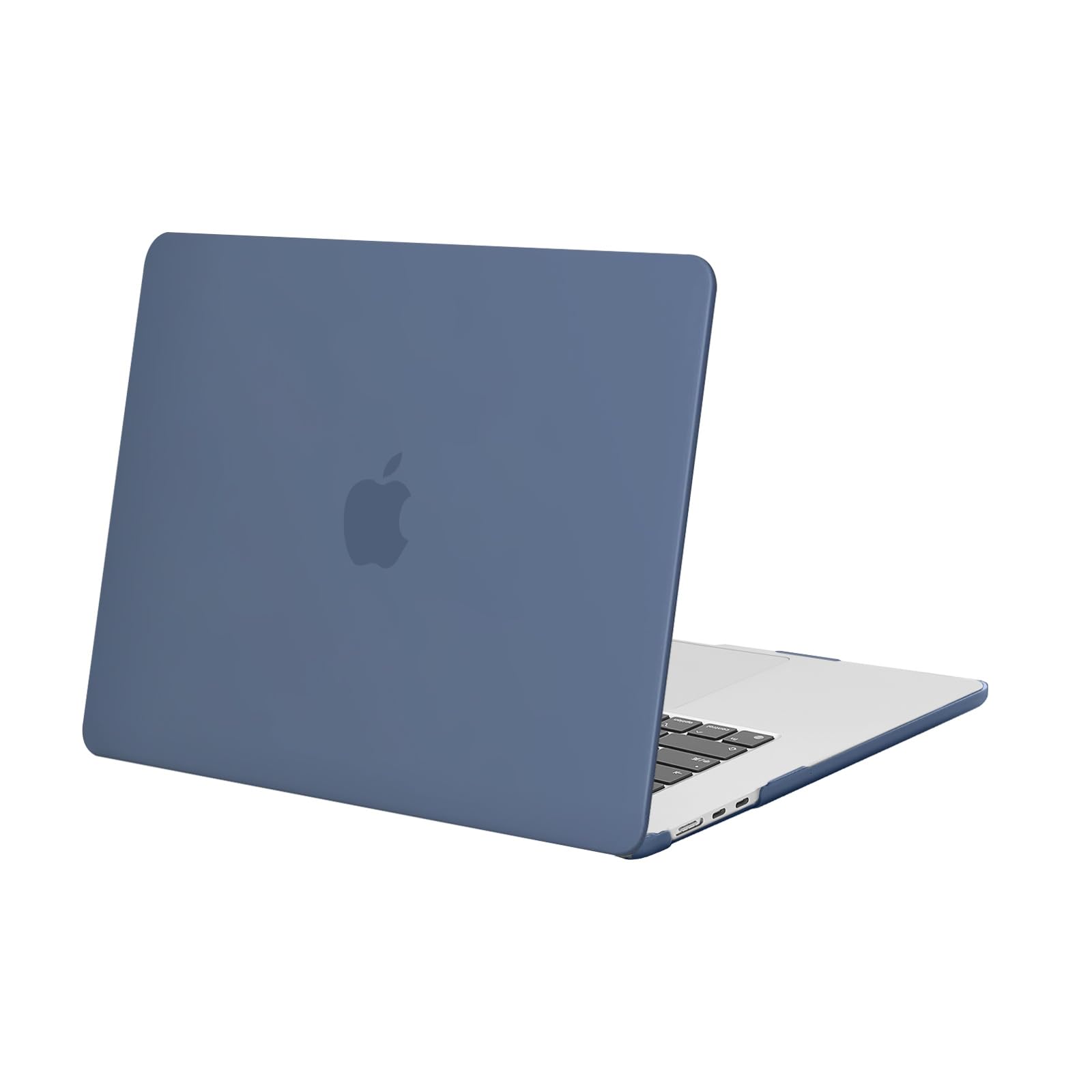 MOSISO Compatible with MacBook Air 15 inch Case M5 2026 M4 2025 M3 2024 M2 2023 A3448 A3241 A3114 A2941 Liquid Retina Display Touch ID, Protective Plastic Hard Shell Case Cover, Steel Blue