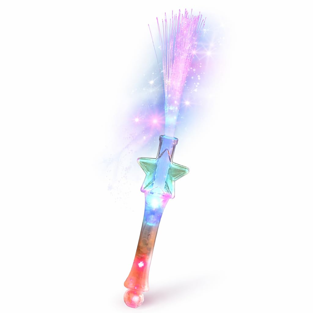 The Glowhouse Sensory Star Fibre Optic Colour Changing Wand