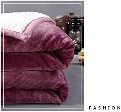 暖かいカシミヤ毛布 フランネルフリースブランケットスローは 洗えるソフトのウォームは ソファやベッドの毛布のためのマイクロファイバー毛布をスローします 価格 交渉 送料無料 寮のカシミヤ毛布 Purple Color Size 0x230cm