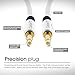 3.5mm Audio Cable Male to Male, GearIt (25 Feet/7.62 Meters) 3.5 mm M/M Auxiliary Stereo Audio Connectors White