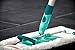 Leifheit Profi Floor Wiper Micro Duo with Steel Handle, 42 cm, Mop, 55048, 42cm, Turquoise