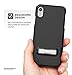 Encased iPhone XR Belt Clip Case with Kickstand (2018) Slimline Series w/Swivel Holster (Black)