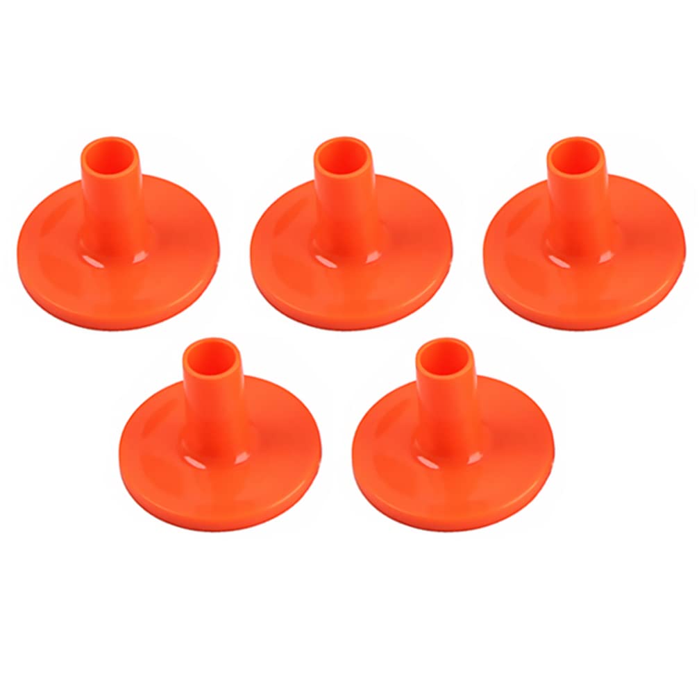 MILISTEN 5pcs Plastic Cymbal Sleeves Felt Cymbal Sleeves for Percussion Drum Stand Accessoires Parts with Flange Base