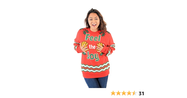 feel the joy ugly christmas sweater
