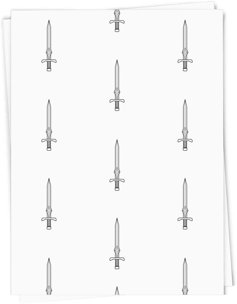 Azeeda A1 'Sword' Gift Wrap / Wrapping Paper Sheet (GI00017167) Amazon.co.uk Toys & Games