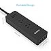 ORICO Surge Protector Power Strip, 2-Outlet Surge Protector Power Strip with 5Ft Power Cord 1700J with 4 USB Charger Ports - Charges Phones,Tablets, Home and Office - Black