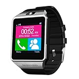 LeFun(TM) Gear Bluetooth Smart Watch Wrist Phone Cell Phone Watch Phone Mate For Android (Full functions) Samsung S3/S4/S5/Note 2/Note 3/Note 4 HTC Sony LG and iPhone 5/5C/5S/6/6 Plus (Partial functions)(Black)