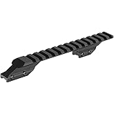 pusina Rifle Scope Mount Dovetail to Picatinny R-ail Adapter 11mm Dovetail Mount 11mm to 20mm Converts Adapter