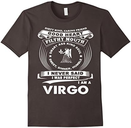 Men's Virgo  shirt / Virgo T-Shirt  3XL Asphalt