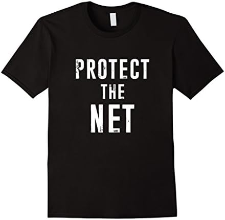 Mens Protect The Net Internet Neutrality T-Shirt Medium Black