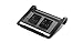 Cooler Master NotePal U2 PLUS Laptop-Kühler - 2 bewegliche 80-mm-Lüfter, Transportschutz, ergonomischer Aluminiumrahmen - Schwarz