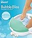 Homedics FB-30 Bubble Bliss Foot Bubbler with Heat, White