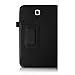 FINTIE Folio Classic Leather Case for 7 inch Samsung Galaxy Tab 3 - Black