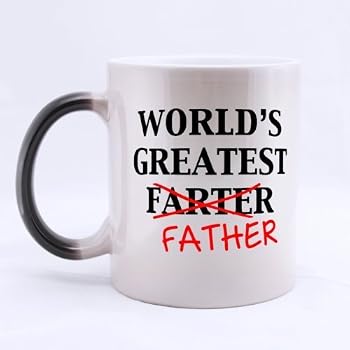 Funny Coffee Mug "Best Farter Ever... I Meant Father!" - 11oz Ceramic Gift For Dad's Birthday, Father's Day