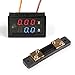 DROK Digital LED Current Voltage Measurement DC 0-100V/50A Ampere Volt Meter Red/Blue Dual Color