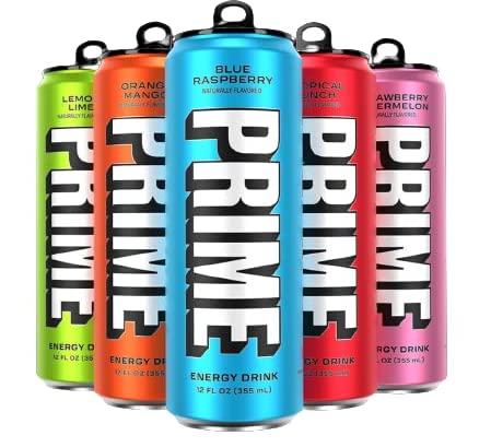 PRIME HYDRATION ENERGY DRINK VARIETY PACK OF 5