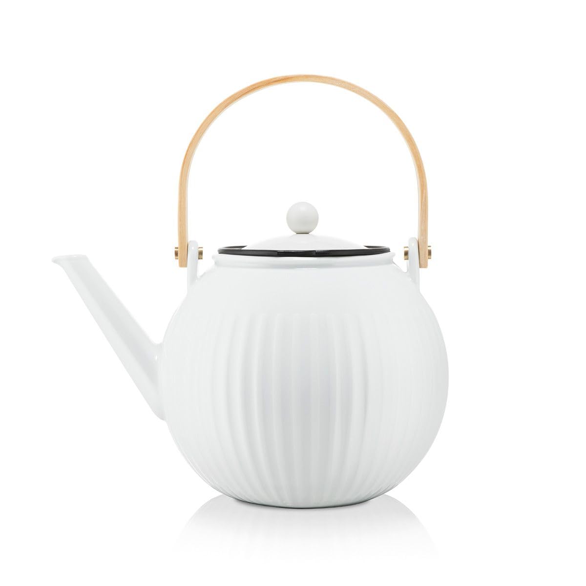 Bodum Douro 11920-03 Porcelain Teapot with Stainless Steel Filter 1.5 litres
