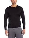 Hot Chillys Men's Peach Crewneck Tee (Black, Medium)