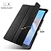 IVSO Case for Samsung Galaxy Tab A 10.5, Slim Smart Case PC Back Cover for Samsung Galaxy Tab A 10.5 2018 Release SM-T590 (Wi-Fi)& SM-T595 (LTE) Tablet(Black)