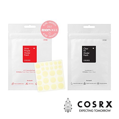 [1 + 1 Pack] COSRX Acne Pimple Master Patch + COSRX Clear Fit Master Patch - Hydrocolloid Pimple Spot Remover