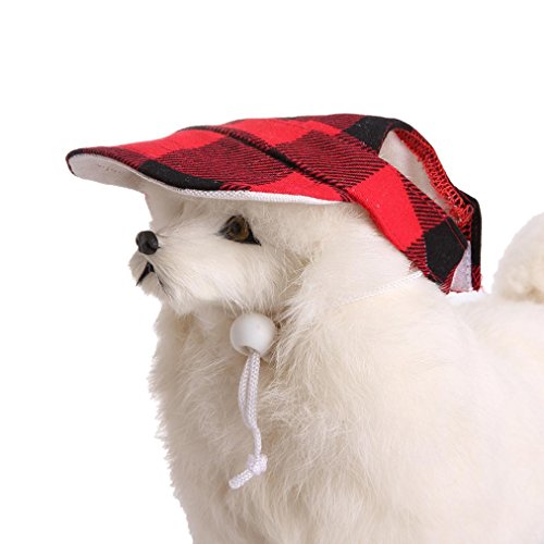 image for Nacome Dog Hat, Pet Baseball Cap Dogs Sport Hat Visor Cap with Ear Hol