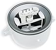 KitchenAid KICA0WH 2 Quart Ice Cream Maker Stand Mixer Attachment