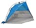 Lightspeed Outdoors Mini Pop Up Beach Tent Sun Shade, Blue