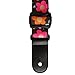 Xinlinke Fashion Brown Flowers Print Adjustable Strap for Ukulele Small Acoustic Folk Hawaiian Guitar Girls Kids Music Accessories